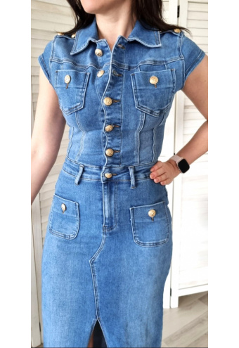 Maxi rifľové šaty