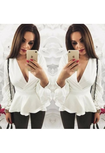 Elegantná blúzka so zaujímavými rukávmi