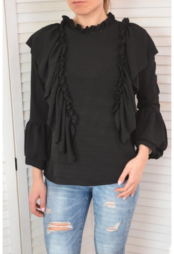 Blúzka so zvonovými rukávmi