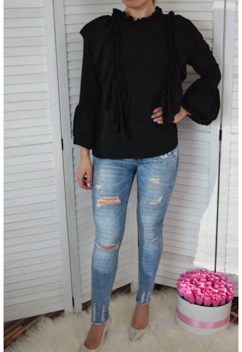 Blúzka so zvonovými rukávmi