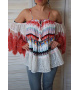 Boho čipkovaná tunika